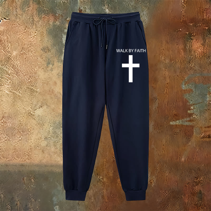 Christianartworkshop Revival Streetwear Walk by Faith Jogginghose: Kreuz am Bein - image 6