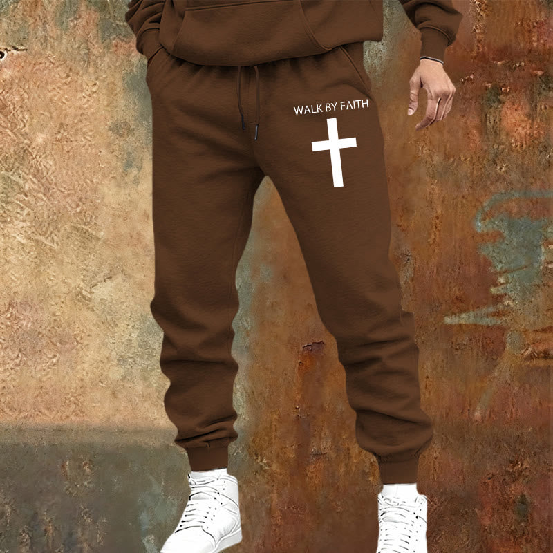 Christianartworkshop Revival Streetwear Walk by Faith Jogginghose: Kreuz am Bein - image 18