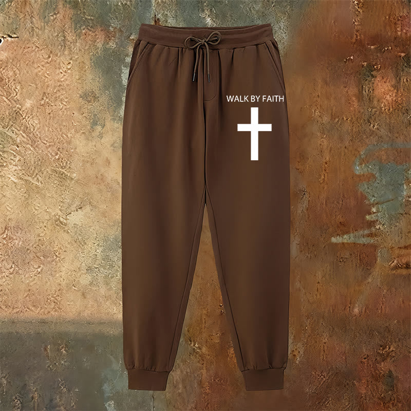 Christianartworkshop Revival Streetwear Walk by Faith Jogginghose: Kreuz am Bein - image 19