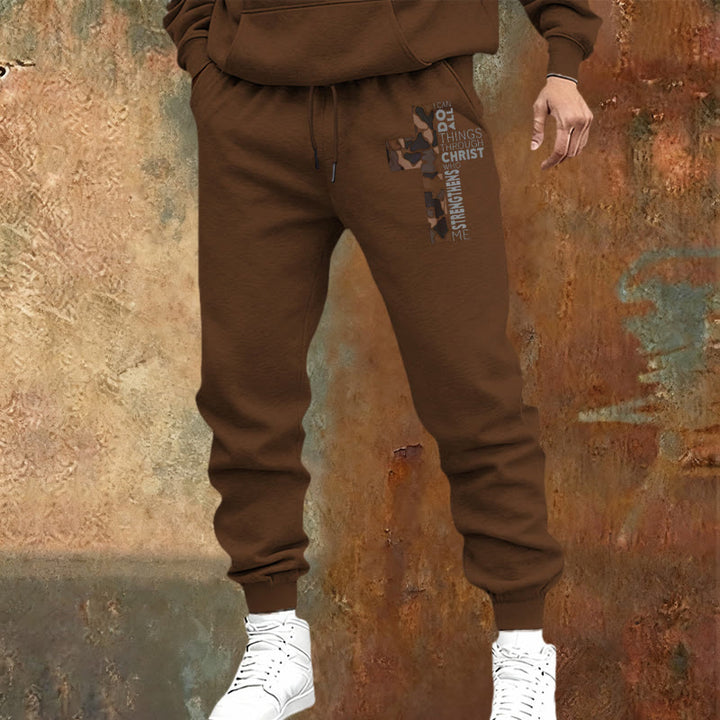 Christianartworkshop Jünger-Edition Philipper 4:13 Stärke Camo Kreuz Jogginghose - image 17