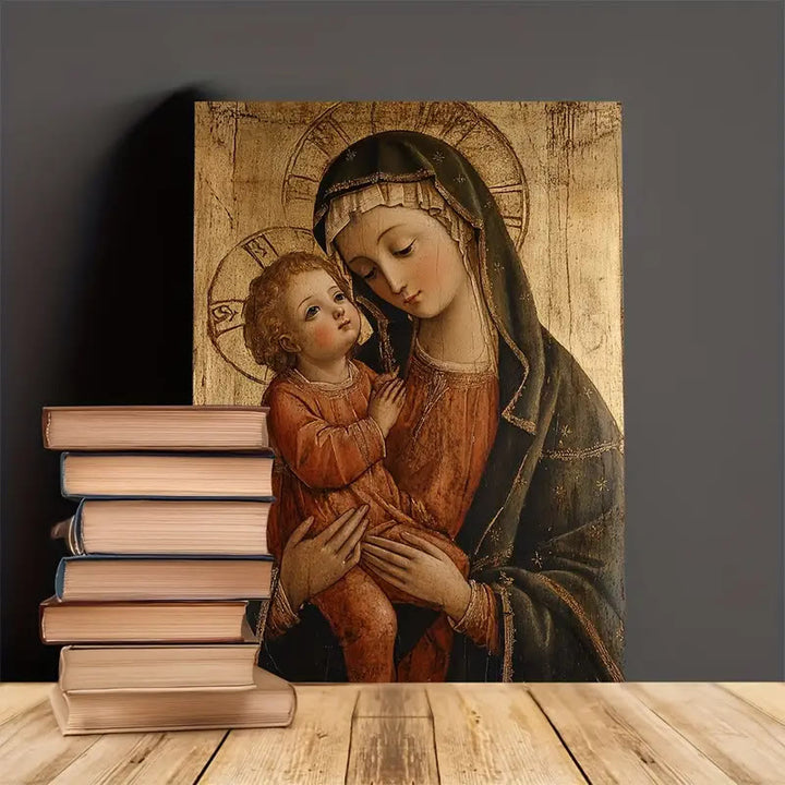 Christianartworkshop Kunstdrucke der Heiligen Madonna mit Kind: Himmlische Zärtlichkeit für besinnliche Orte - image 2