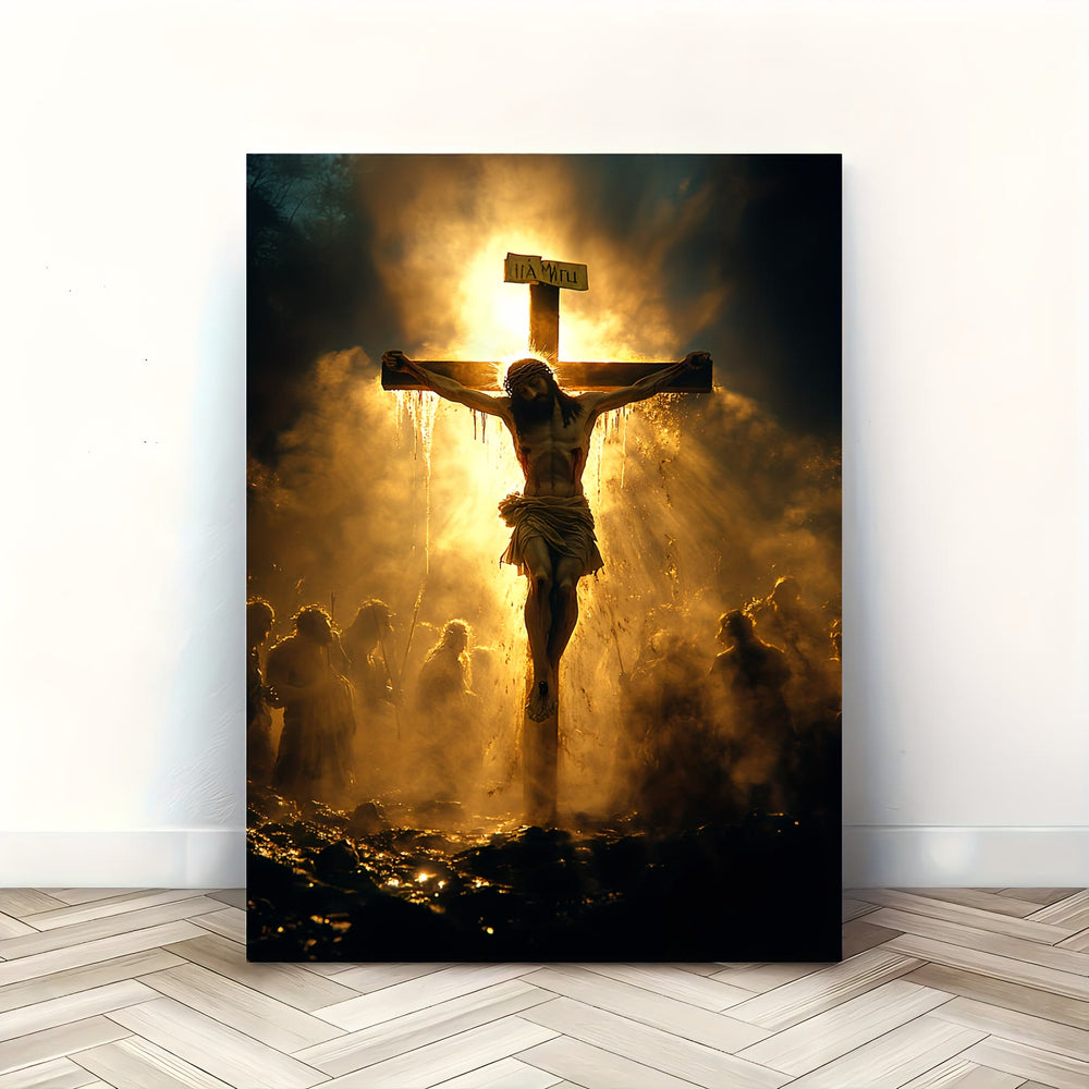 Christianartworkshop – Tägliche Kunstdrucke zum Thema Kreuzigung: Ständige Andachtserinnerung für gläubige Familien - image 1