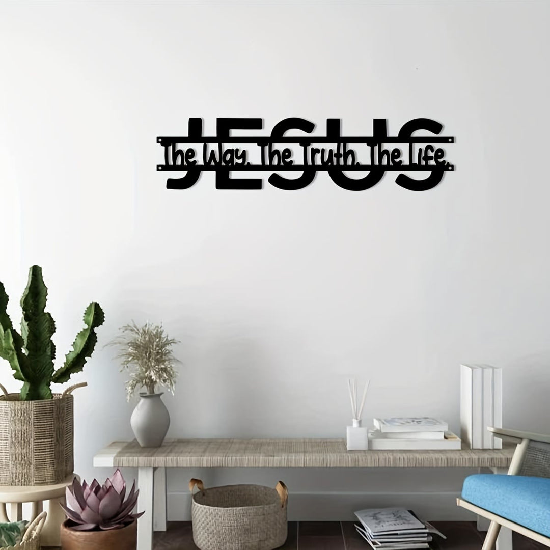 Christianartworkshop JESUS Der Weg Wahrheit Leben Metall-Wanddeko: Treue Führung & spirituelle Wahrheit - image 6