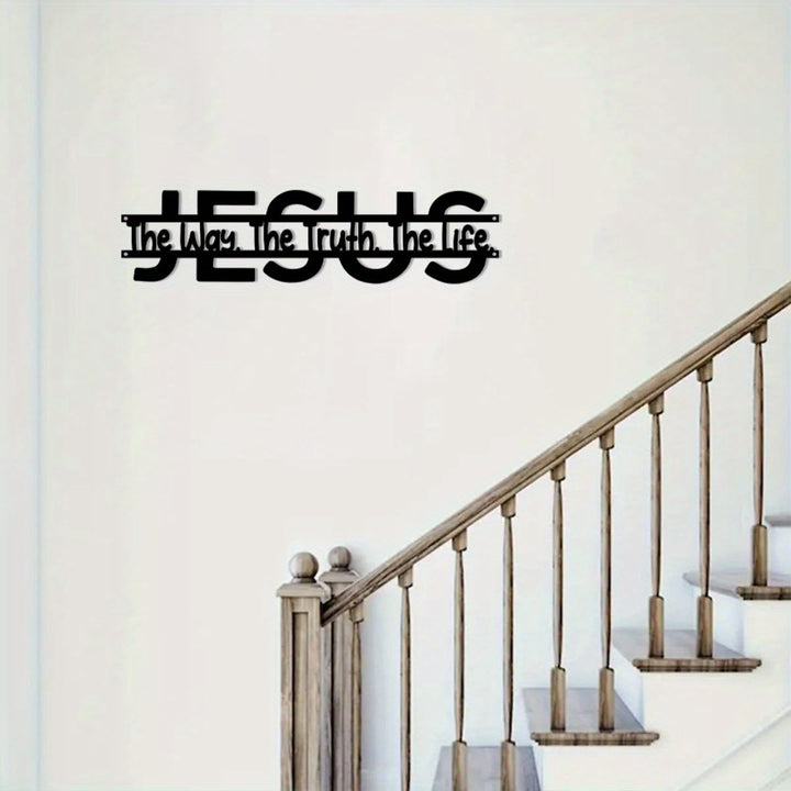 Christianartworkshop JESUS Der Weg Wahrheit Leben Metall-Wanddeko: Treue Führung & spirituelle Wahrheit - image 8