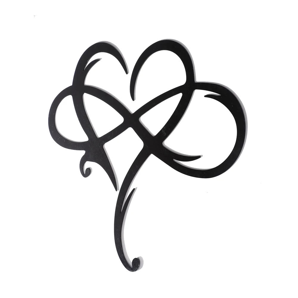 Christianartworkshop Herz- und Glaubenskreuz-Wanddekoration aus Metall: Spirituelle Liebe und unerschütterliche Hingabe - image 6