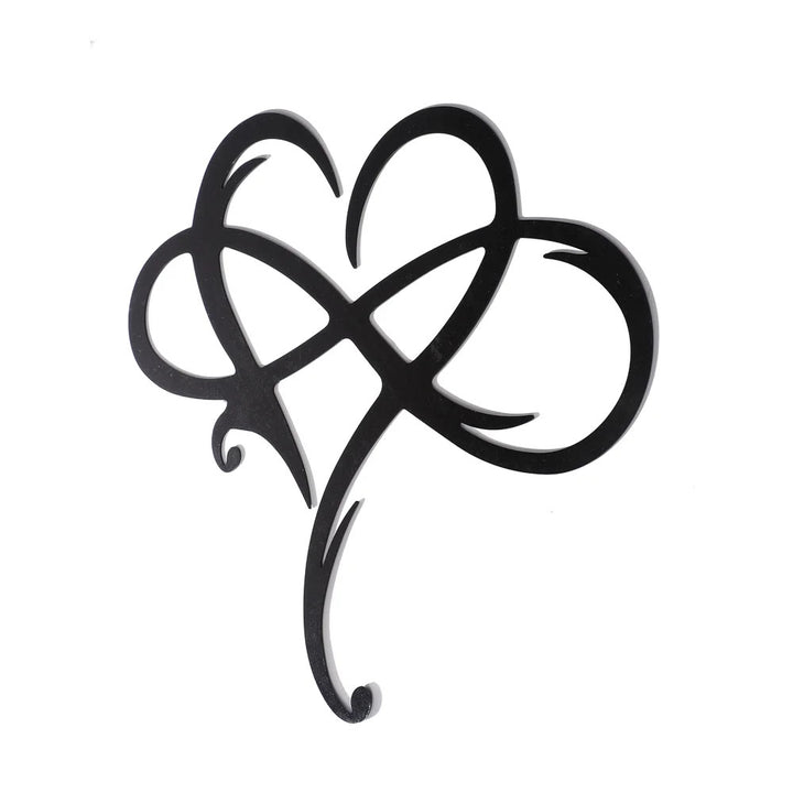 Christianartworkshop Herz- und Glaubenskreuz-Wanddekoration aus Metall: Spirituelle Liebe und unerschütterliche Hingabe - image 6