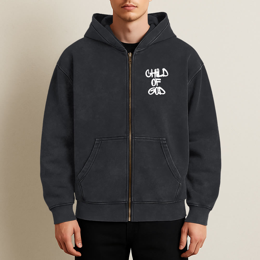 Christianartworkshop Kapuzenjacke „Kind Gottes“: Trostbotschaft aus Psalm 23 - image 10