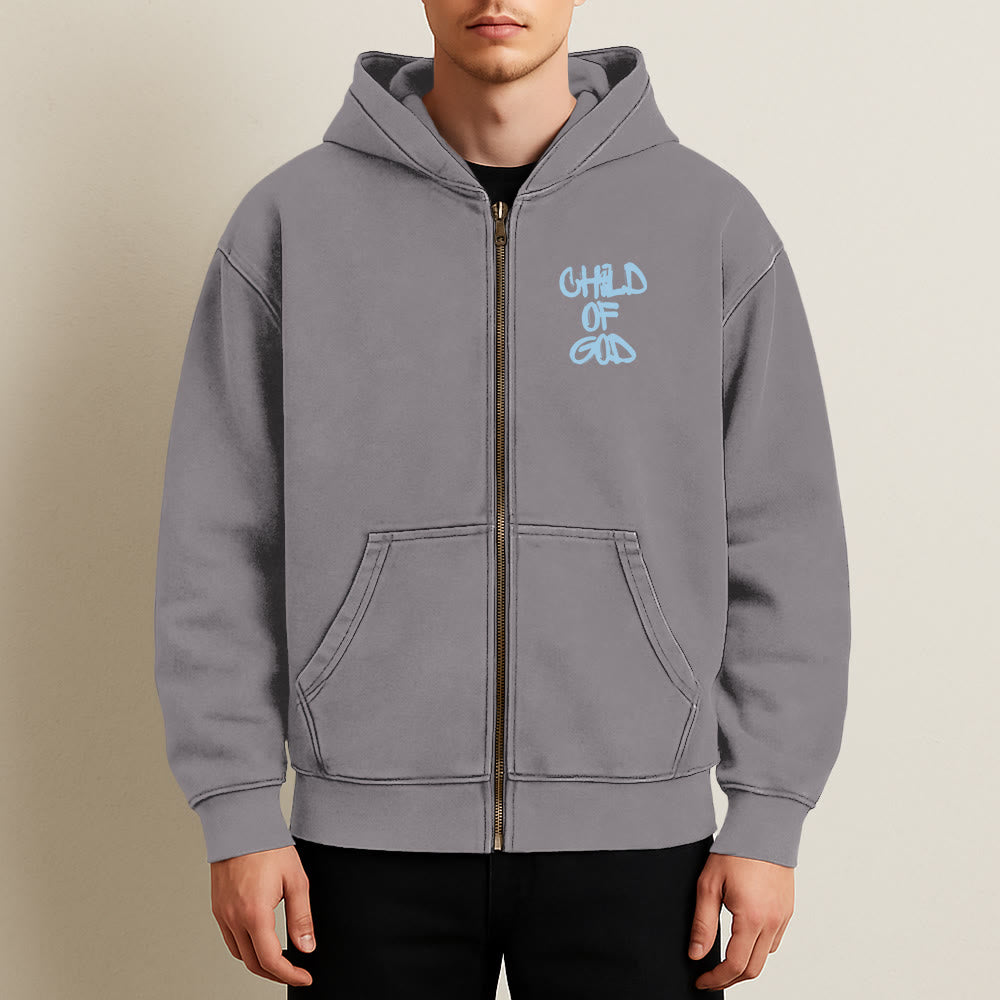 Christianartworkshop Kapuzenjacke „Kind Gottes“: Trostbotschaft aus Psalm 23 - image 3