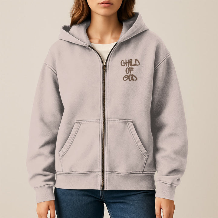 Christianartworkshop Kapuzenjacke „Kind Gottes“: Trostbotschaft aus Psalm 23 - image 30