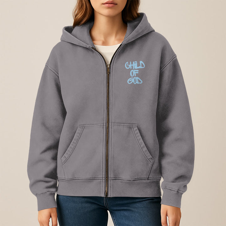 Christianartworkshop Kapuzenjacke „Kind Gottes“: Trostbotschaft aus Psalm 23 - image 5