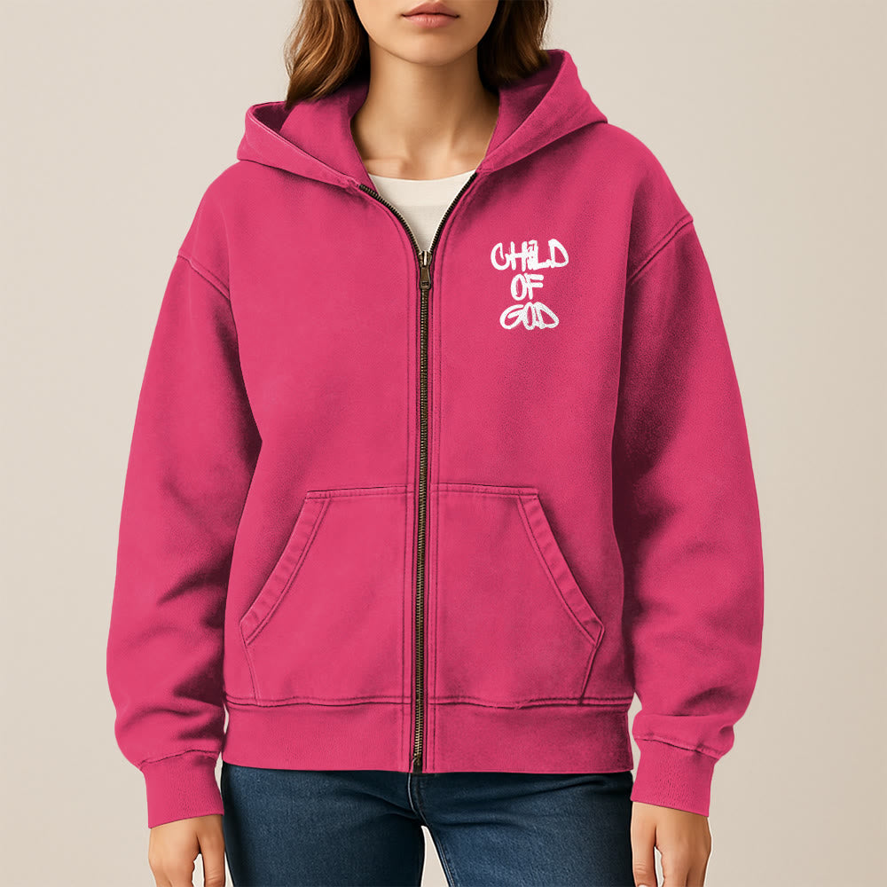 Christianartworkshop Kapuzenjacke „Kind Gottes“: Trostbotschaft aus Psalm 23 - image 24