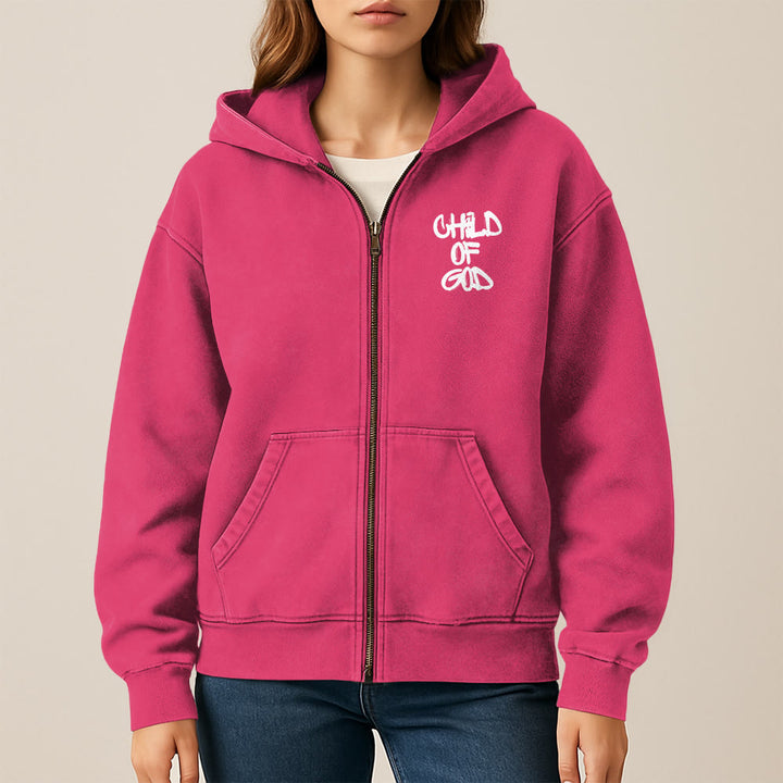 Christianartworkshop Kapuzenjacke „Kind Gottes“: Trostbotschaft aus Psalm 23 - image 24