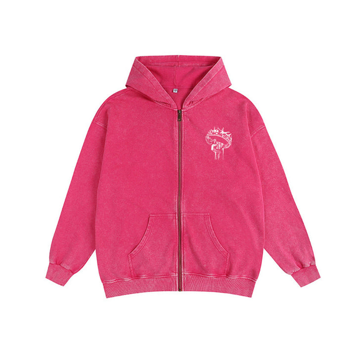 Christianartworkshop Kapuzenjacke „Jesus ist König“: Stilvoller Glaube mit Offenbarung 22,13 - image 26