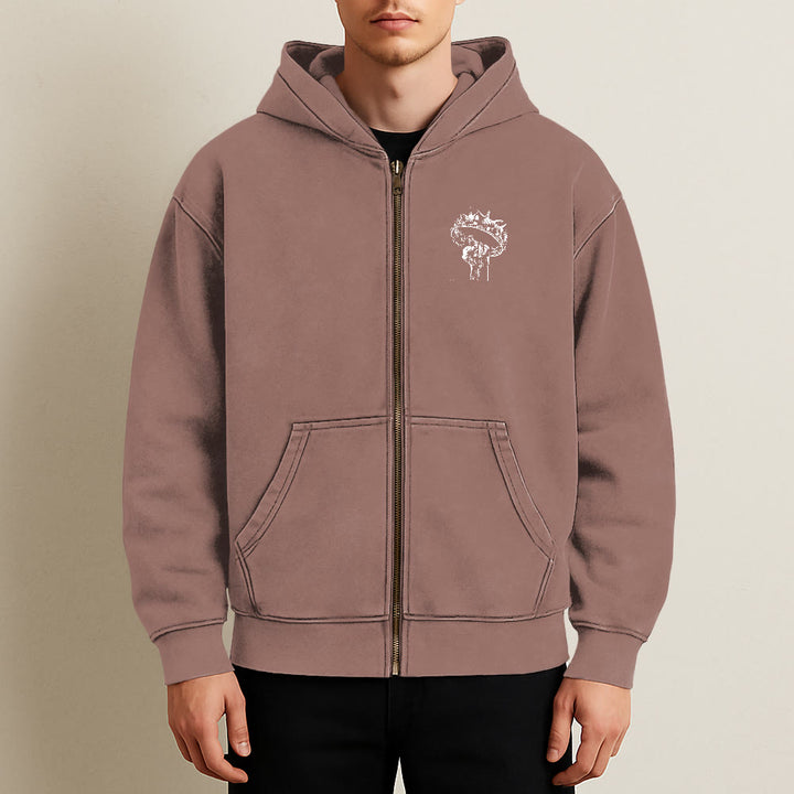 Christianartworkshop Kapuzenjacke „Jesus ist König“: Stilvoller Glaube mit Offenbarung 22,13 - image 23