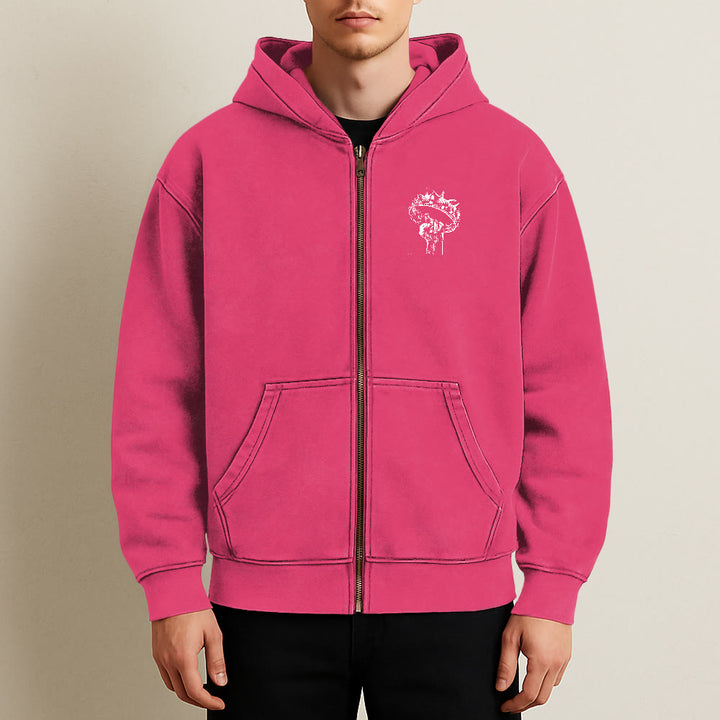 Christianartworkshop Kapuzenjacke „Jesus ist König“: Stilvoller Glaube mit Offenbarung 22,13 - image 29