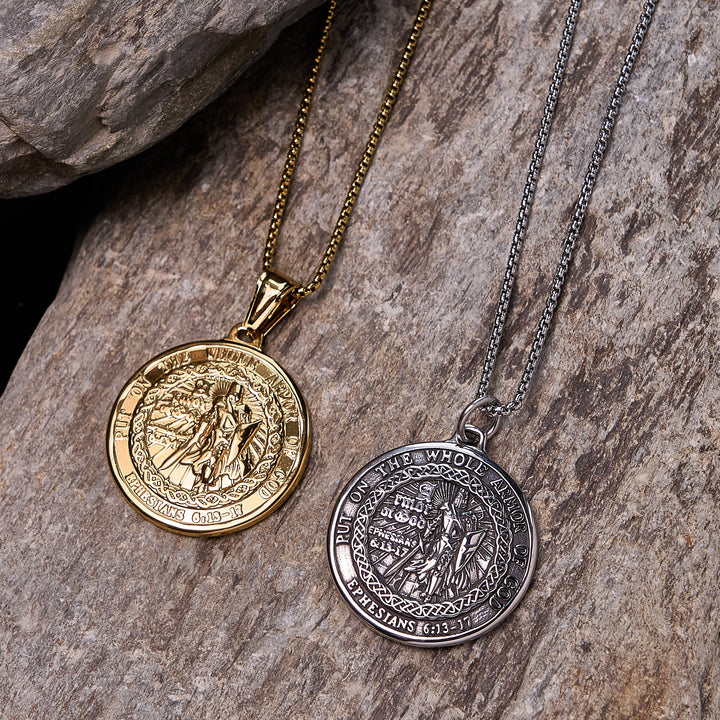 Christianartworkshop Halskette mit Anhänger „Rüstung Gottes“: Spiritueller Schutz & Zeitlose Hingabe - image 9