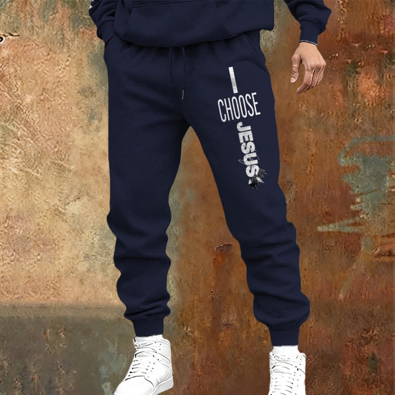 Christianartworkshop Ich wähle Jesus Jogginghose: Täglich tragen mit treuer Hingabe - image 1