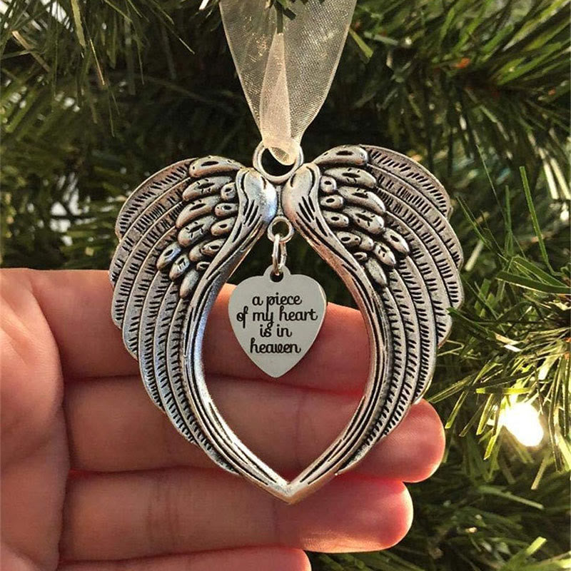 Christliche Kunstwerkstatt: Engelsflügel- und Herzornament: Tägliche Erinnerung an himmlische Liebe und treues Andenken - image 1