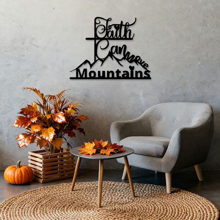 Christianartworkshop Wanddeko aus Metall: Glaube & Berge – Zeitloser Glaube für Andachtsräume - image 4