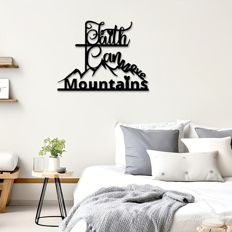 Christianartworkshop Wanddeko aus Metall: Glaube & Berge – Zeitloser Glaube für Andachtsräume - image 8