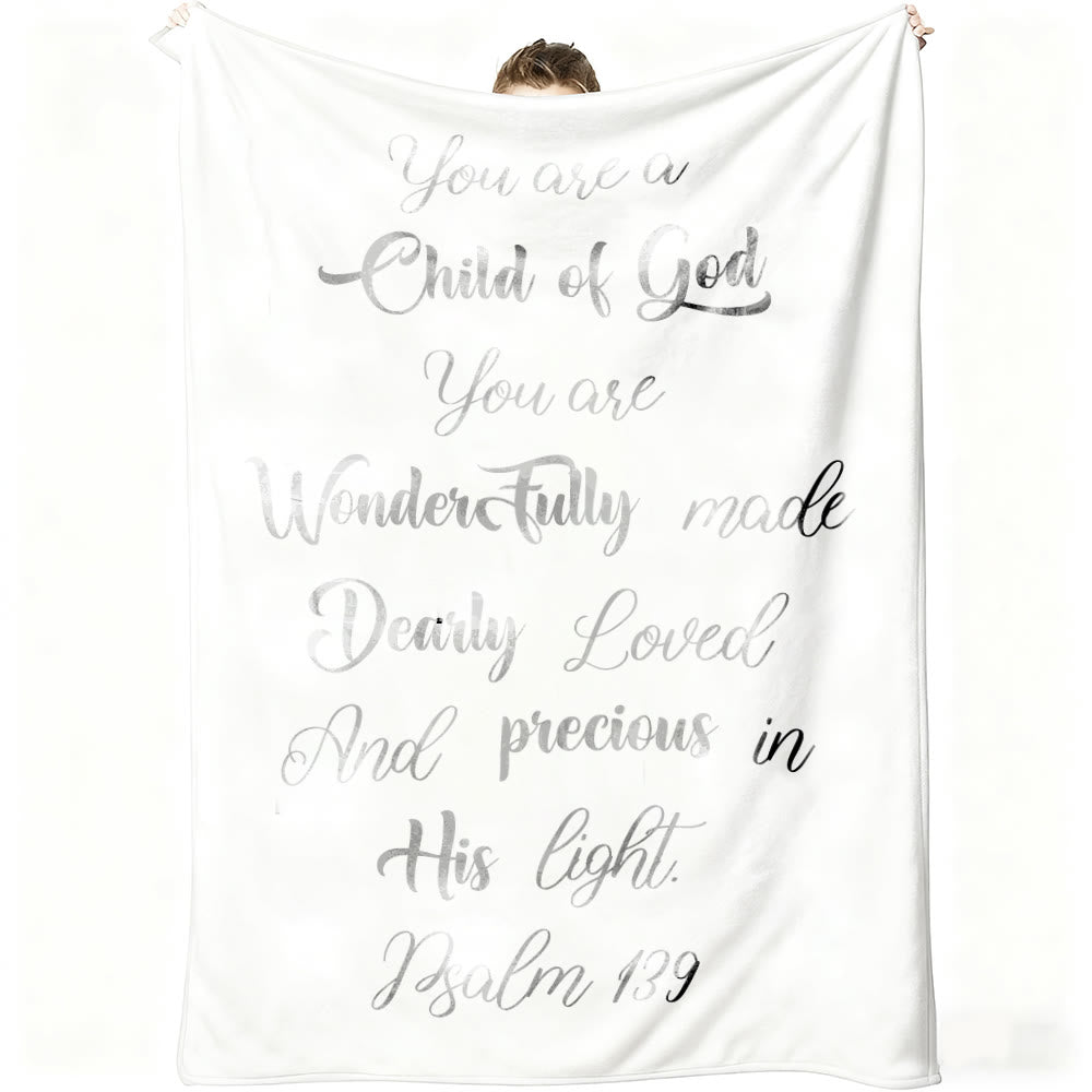 Christianartworkshop Bibelinspirierter Wandteppich zu Psalm 139: Kind Gottes – Babydecke - image 4