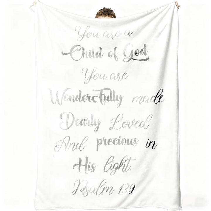 Christianartworkshop Bibelinspirierter Wandteppich zu Psalm 139: Kind Gottes – Babydecke - image 4