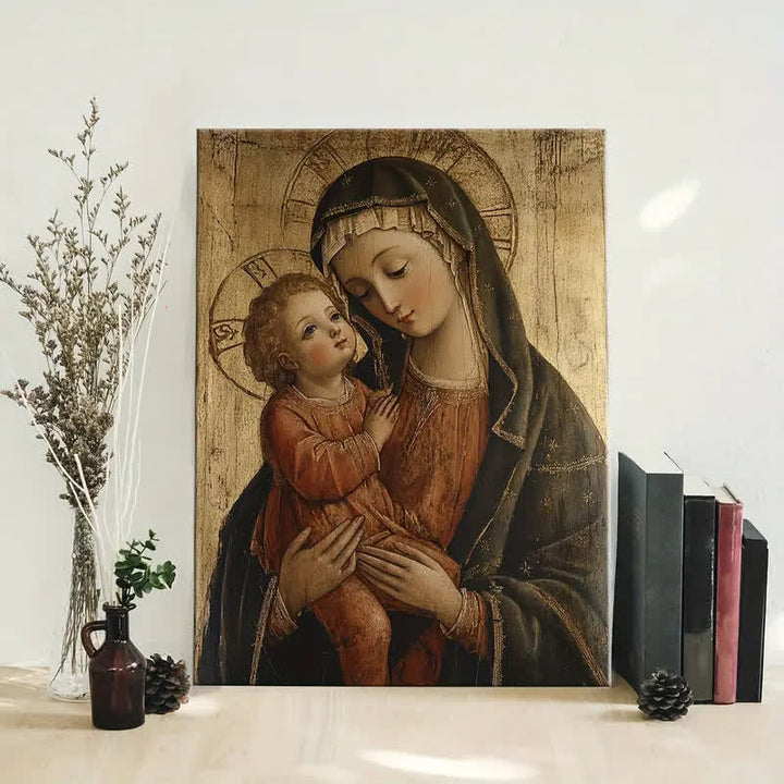 Christianartworkshop Kunstdrucke der Heiligen Madonna mit Kind: Himmlische Zärtlichkeit für besinnliche Orte - image 3