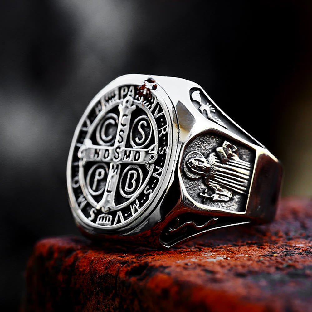 Christianartworkshop St. Benedikt Kreuz Glaubensring: Ein Symbol liebevoller Gabe - image 3