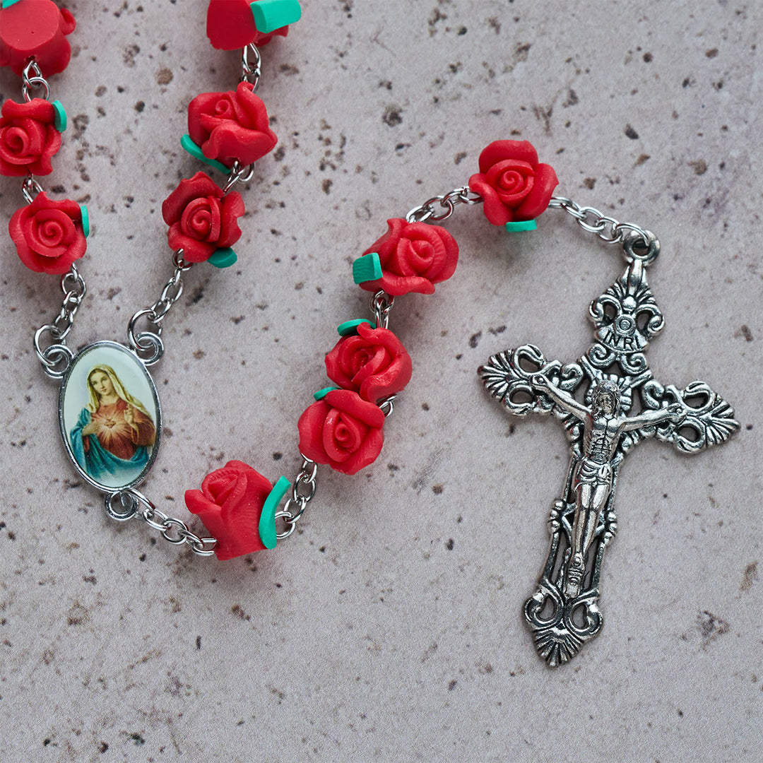 Christianartworkshop Rosenkranz aus weichem Ton: Blumige Andacht & handgefertigte spirituelle Verbindung - image 7