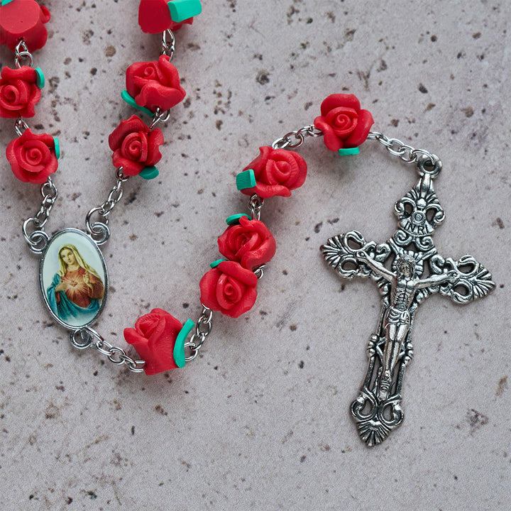 Christianartworkshop Rosenkranz aus weichem Ton: Blumige Andacht & handgefertigte spirituelle Verbindung - image 7