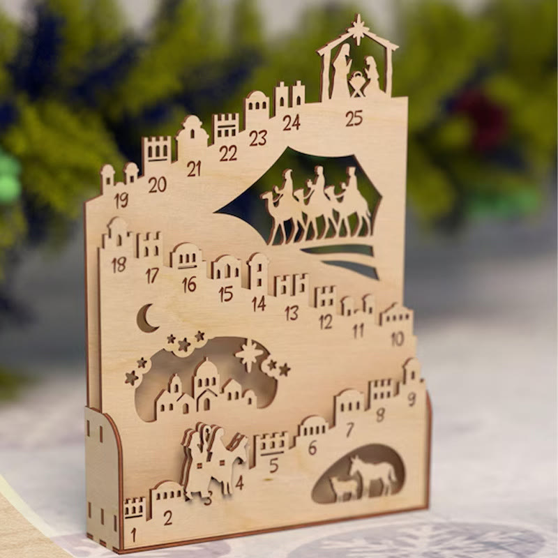 Christliche Kunstwerkstatt: Weihnachtskalender – Eine Reise des weihnachtlichen Glaubens und der Vorfreude - Kein Licht - image 2