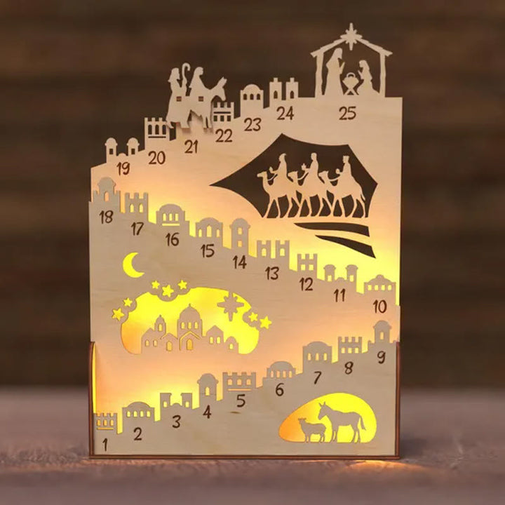 Christliche Kunstwerkstatt: Weihnachtskalender – Eine Reise des weihnachtlichen Glaubens und der Vorfreude - Warmes Licht - image 0