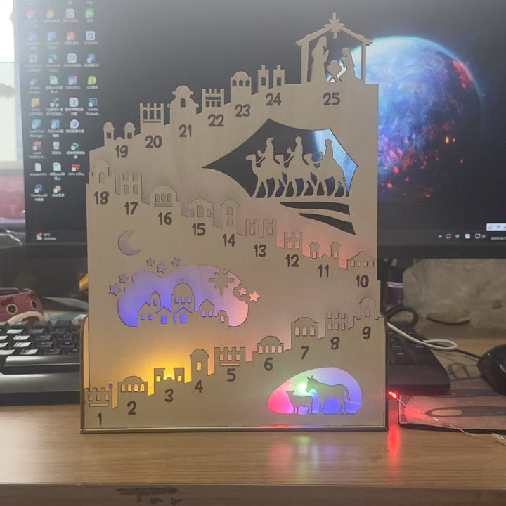 Christliche Kunstwerkstatt: Weihnachtskalender – Eine Reise des weihnachtlichen Glaubens und der Vorfreude - Buntes Licht - image 3