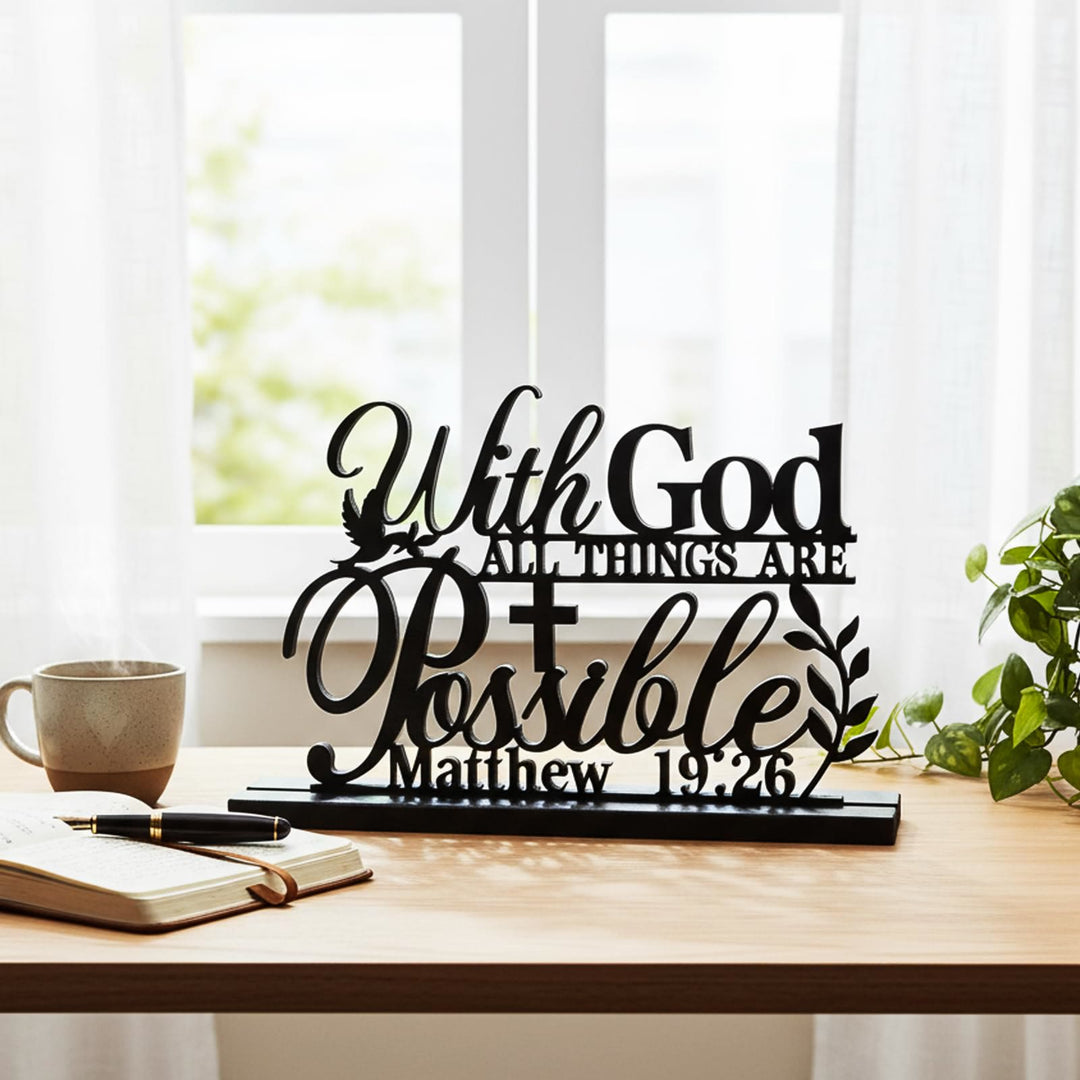 Christliche Kunstwerkstatt: Mit Gott ist alles möglich – Tischkunst: Ein Zeugnis des Glaubens und der Inspiration - image 4