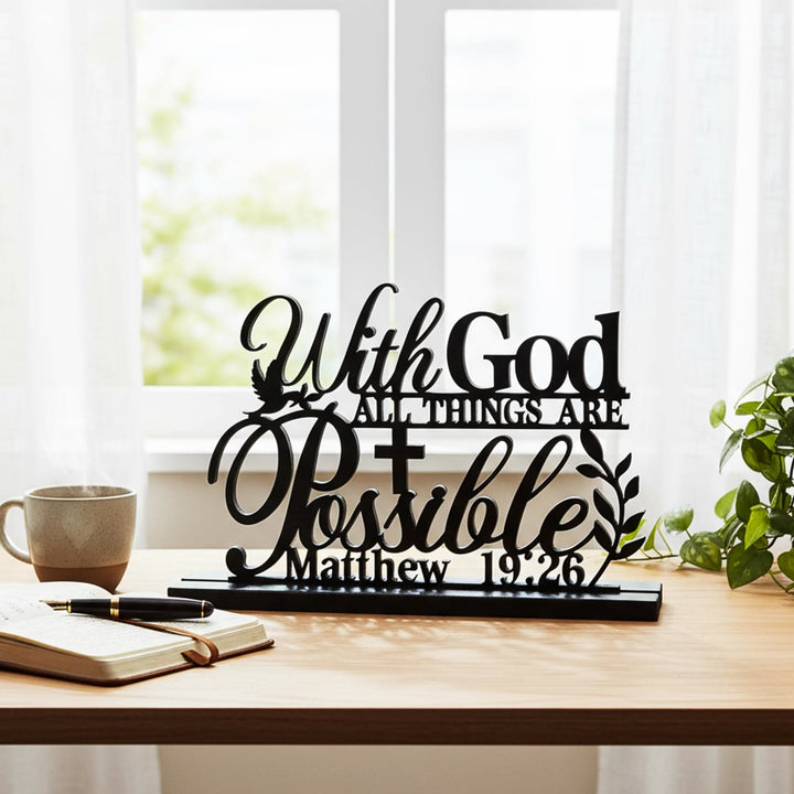 Christliche Kunstwerkstatt: Mit Gott ist alles möglich – Tischkunst: Ein Zeugnis des Glaubens und der Inspiration - image 4