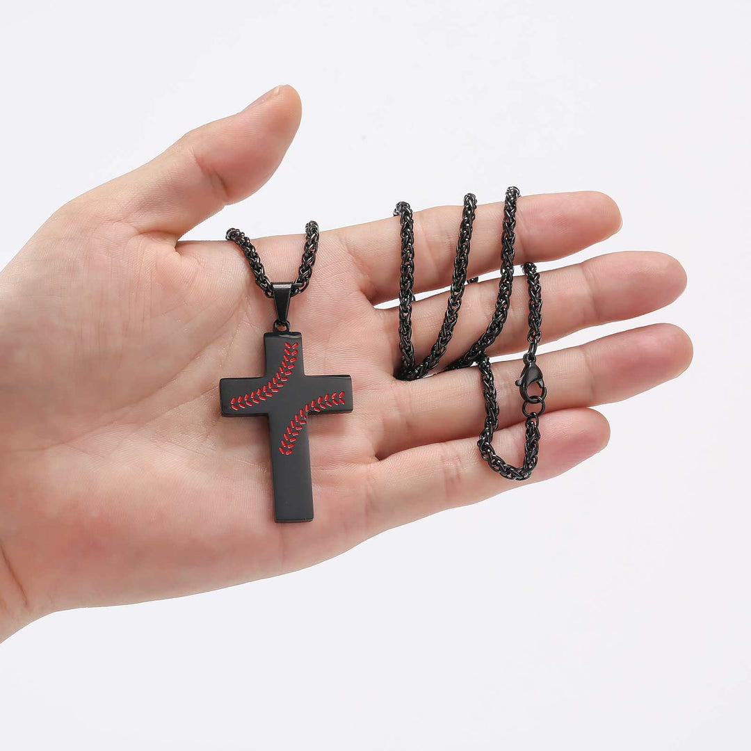 Christianartworkshop Baseball-Kreuzkette: Sportliche Hingabe & inspirierendes Zitat - image 17