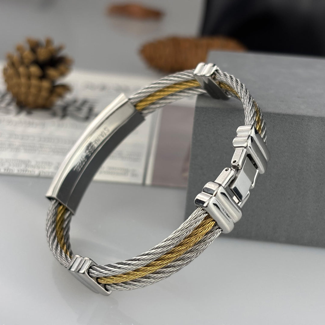 Christianartworkshop Mehrfarbiges Kreuzkabelarmband: Stilvoller Glaube und beständige Hingabe - image 9