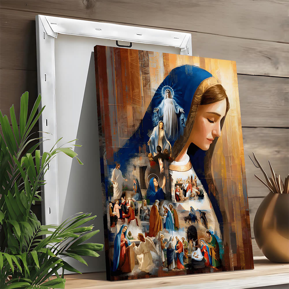 Christliche Wandkunst-Drucke mit spirituellen Erzählungen über Jesus und Maria: Glaubensreise und Geschichtenerzählen - image 5