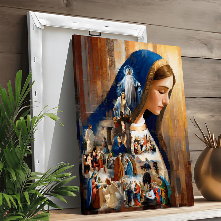 Christliche Wandkunst-Drucke mit spirituellen Erzählungen über Jesus und Maria: Glaubensreise und Geschichtenerzählen - image 5