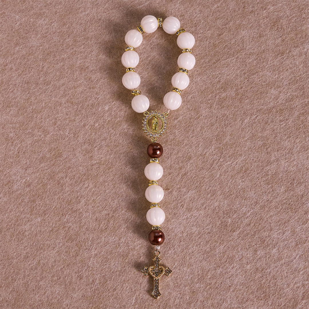 Christianartworkshop Marian Accent Taschenrosenkranz: Himmlische Führung & Spirituelle Verbindung - image 6