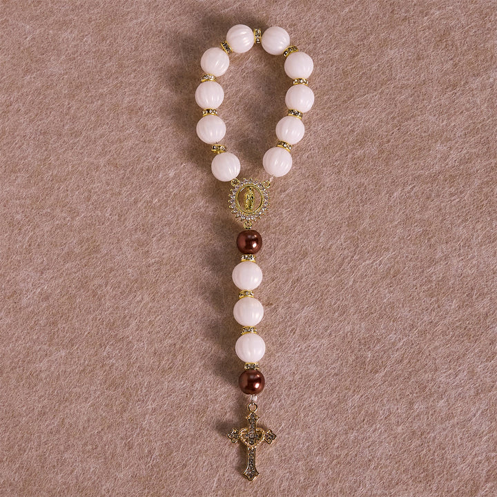 Christianartworkshop Marian Accent Taschenrosenkranz: Himmlische Führung & Spirituelle Verbindung - image 6