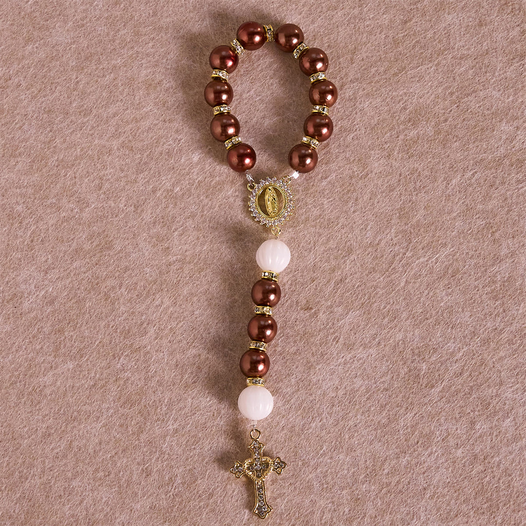 Christianartworkshop Marian Accent Taschenrosenkranz: Himmlische Führung & Spirituelle Verbindung - image 5