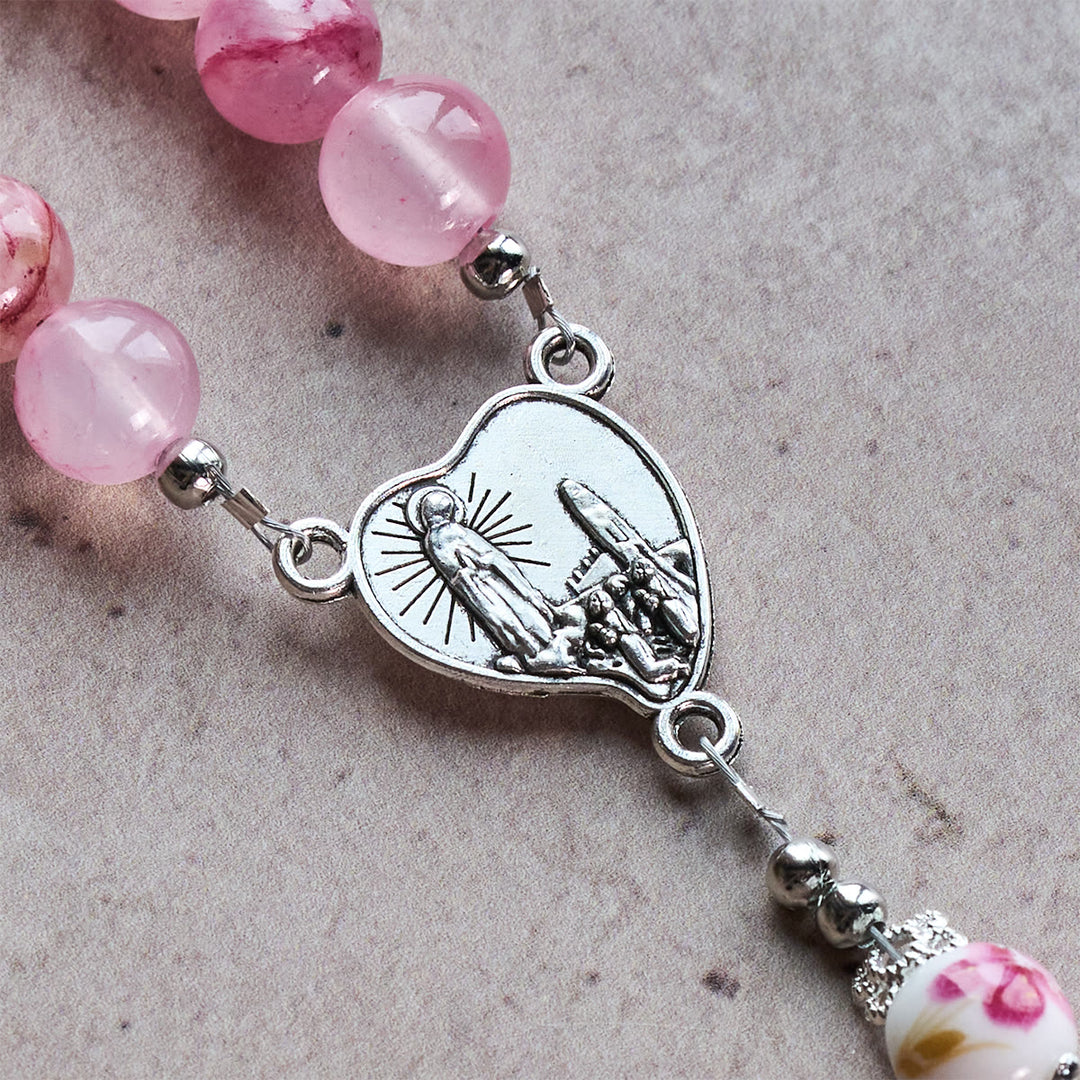 Christianartworkshop Jade-Rosenkranz mit marianischem Akzent: Treuer Begleiter & Gebetsreise - image 7