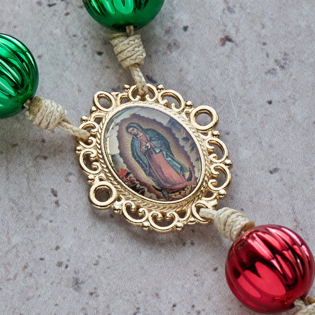 Christliche Kunstwerkstatt: Weihnachtlicher Taschenrosenkranz & Autoanhänger: Andacht & Festliche Gnade - image 5