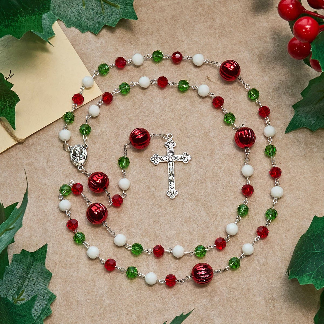 Weihnachtsgeschenk von Christianartworkshop: Kristallrosenkranz mit Kreuz – Treue Feier & Himmlische Verbindung - image 6