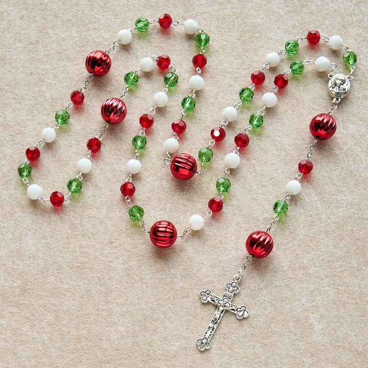 Weihnachtsgeschenk von Christianartworkshop: Kristallrosenkranz mit Kreuz – Treue Feier & Himmlische Verbindung - image 10