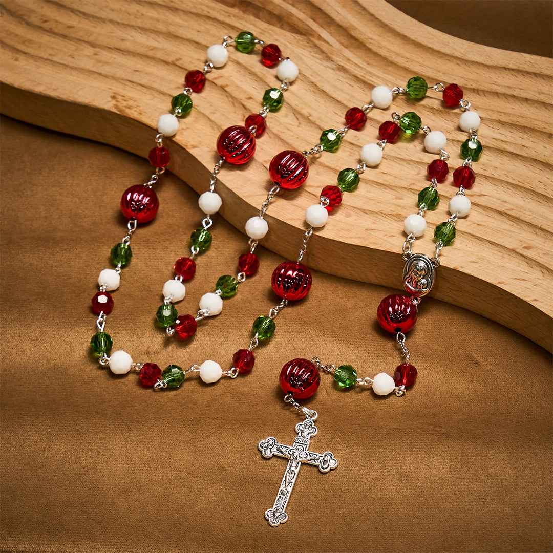 Weihnachtsgeschenk von Christianartworkshop: Kristallrosenkranz mit Kreuz – Treue Feier & Himmlische Verbindung - image 8
