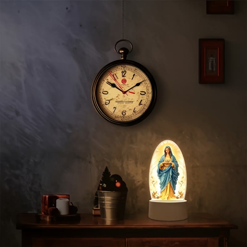Christianartworkshop Unsere Liebe Frau – Leuchtendes Nachtlicht: Göttliche Gnade in sanftem Schein - image 2