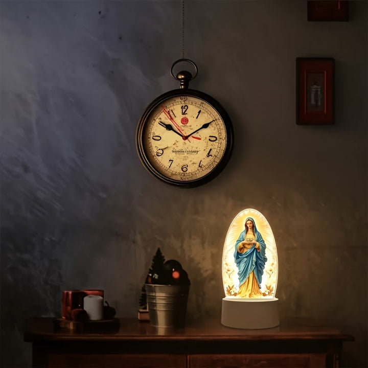 Christianartworkshop Unsere Liebe Frau – Leuchtendes Nachtlicht: Göttliche Gnade in sanftem Schein - image 2