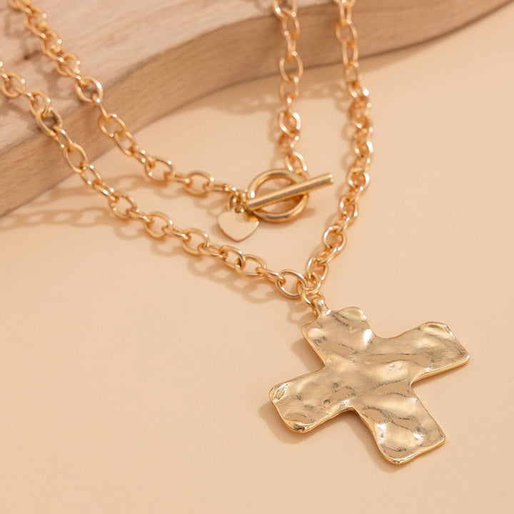 Christianartworkshop Halskette aus der Serie „Gehämmertes Kreuz“: Zeitgenössischer Glaube & Stilvolle Andacht - image 10
